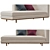 Elegant Brady Chaise Lounge 3D model small image 1