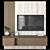 Modern TV Wall Set110 - Stylish and Functional 3D model small image 1