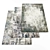 Ocean-Inspired Modern Rugs (Set of 6) 3D model small image 1