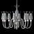 Elegant Opus K Chandelier 3D model small image 1