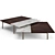 Minotti Superquadra Coffee Tables Set 3D model small image 6