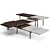 Minotti Superquadra Coffee Tables Set 3D model small image 7