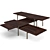 Minotti Superquadra Coffee Tables Set 3D model small image 2