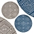 Elegant Circle Rugs | No. 259 3D model small image 1