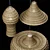 Rustic Rattan Pendant Lights Set 3D model small image 2