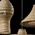 Rustic Rattan Pendant Lights Set 3D model small image 6