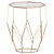 JAYA Metal Side Table - Wire and Glass 3D model small image 1