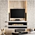 Modern TV Wall Unit: High Quality & Detailed 3D model small image 1