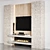Modern TV Wall Unit: High Quality & Detailed 3D model small image 3
