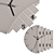 Elegant Paladim Wall Clock 3D model small image 6