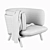 Stanley Classic Armchair - Timeless Design 3D model small image 3