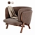 Stanley Classic Armchair - Timeless Design 3D model small image 4