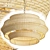 Elegant Paloma Rattan Pendant 3D model small image 2