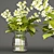 Nature's Beauty Bouquet - Pine & Flower Indoor Collection 3D model small image 6