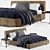 Bend Bed: Sleek and Comfortable 3D model small image 1