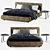 Bend Bed: Sleek and Comfortable 3D model small image 2