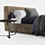 Bend Bed: Sleek and Comfortable 3D model small image 4