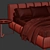 Bend Bed: Sleek and Comfortable 3D model small image 6