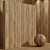 Seamless Oak Wood Set 3D model small image 6