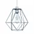 Industrial Wire Cage Pendant Light - Geometric Metal Lampshade 3D model small image 2
