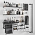 Modern Bathroom Accessories Set 3D model small image 1