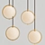 Sleek Sphere Pendant Light 3D model small image 3