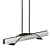 Sleek Bertoldo Linear Suspension 3D model small image 2