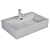 Elegant Italian Ceramic Sink 3D model small image 2