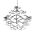 Grey Gomez Chandelier 3D model small image 1