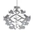 Grey Gomez Chandelier 3D model small image 2