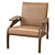 Modern Walnut Lounge Chair by Adrian Pearsall 3D model small image 2