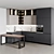 Sleek Modern Kitchen Design 3D model small image 2