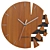 Elegant Timepiece: Paladim Wall Clock 3D model small image 2