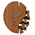 Elegant Timepiece: Paladim Wall Clock 3D model small image 3