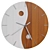 Elegant Timepiece: Paladim Wall Clock 3D model small image 4