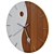 Elegant Timepiece: Paladim Wall Clock 3D model small image 5