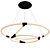 Illuminating Chicago Loop Chandelier 3D model small image 1