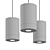 ILED Pendant Lamp: Modern Aluminum Design 3D model small image 4