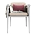 Dandy 2.0 Armchair: Sleek Comfort for Modern Living. 3D model small image 3