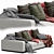 Molteni&C Reversi 2-Seater Sofa 3D model small image 6