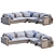 West Elm Harmony Sofa: Sleek and Stylish 3D model small image 2