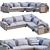 West Elm Harmony Sofa: Sleek and Stylish 3D model small image 4