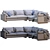 West Elm Harmony Sofa: Sleek and Stylish 3D model small image 5