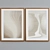 Modern Abstract Picture Frame Set 3D model small image 4