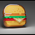 3D Burger Delight 3D model small image 1