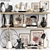 Elegant 31-Piece Decor Set 3D model small image 1