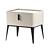 LaLume Designer Bedside Table - 48cm Height 3D model small image 3