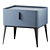 LaLume Designer Bedside Table - 48cm Height 3D model small image 6