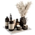 Botanical Bliss Bathroom Set 3D model small image 1