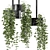 Metal Box Hanging Plant Set 3D model small image 2